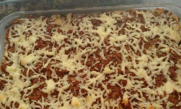 Receita de Arroz de forno com carne moida
