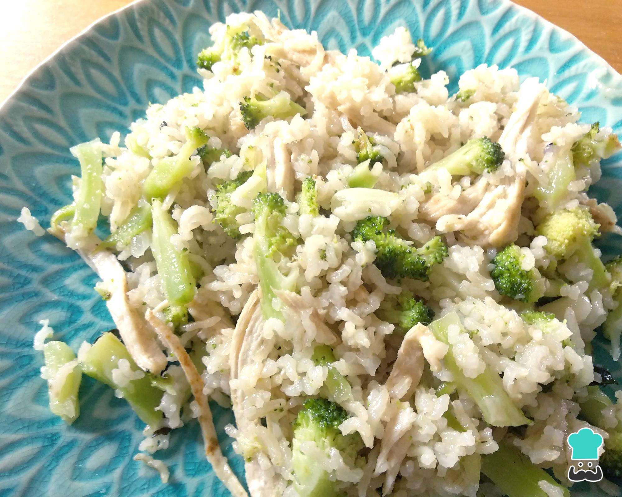 Receita de Arroz integral com brócolis