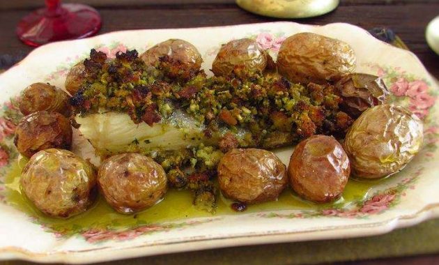 Receita de Bacalhau com broa de milho