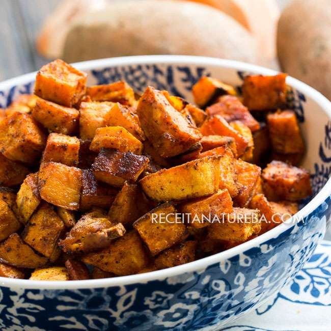 Receita de Batata Doce com Páprica