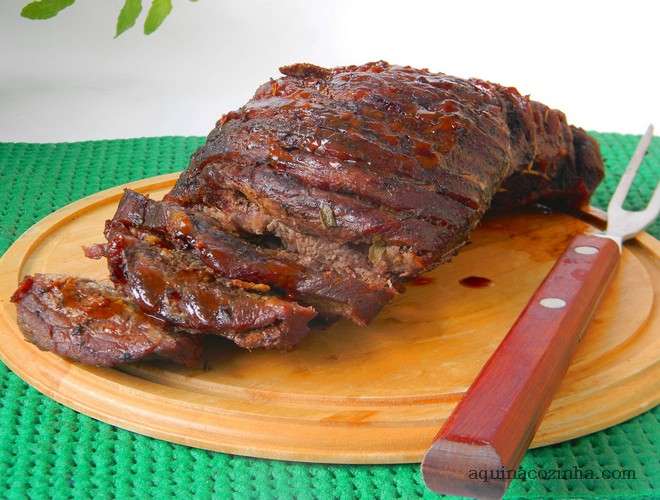 Receita de Carne Assada tipo Peixinho