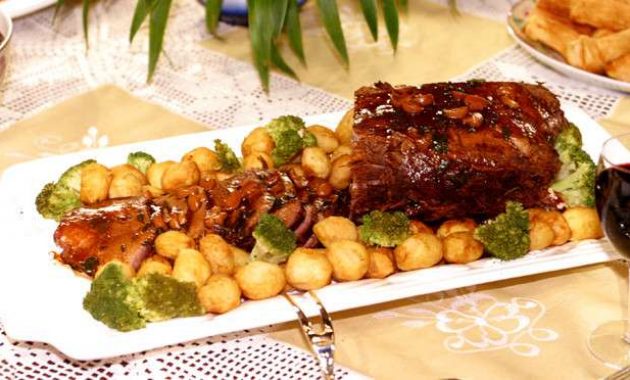 Receita de Carne assada ao molho ferrugem