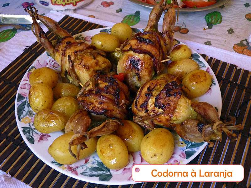 Receita de Codorna ao Conhaque