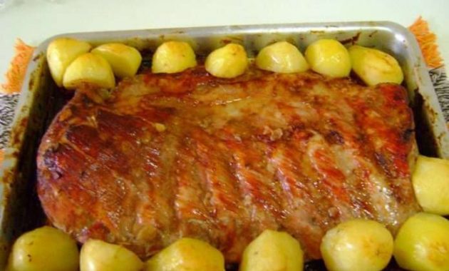Receita de Costelinha de porco assada especial