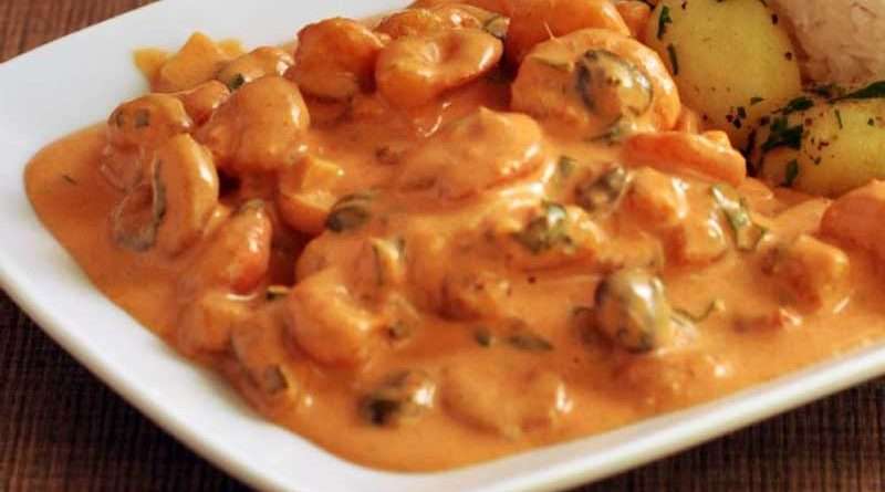 Receita de Estrogonofe de Camarão Fácil