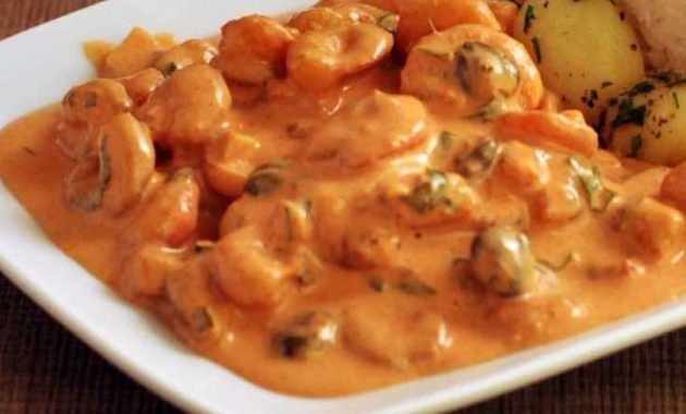Receita de Estrogonofe de Camarão Fácil