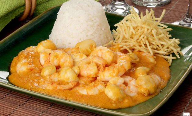 Receita de Estrogonofe de camarão Delicioso
