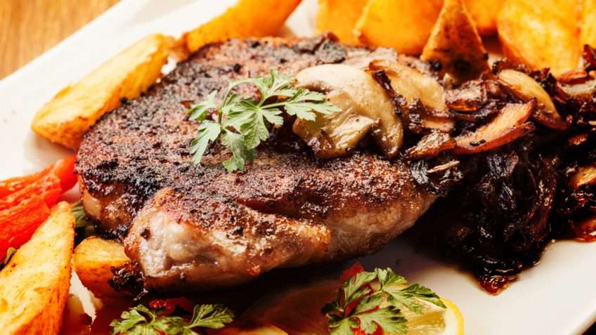 Receita de Filet mignon suíno com cogumelos