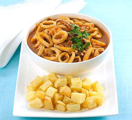 Receita de Lulas guisadas