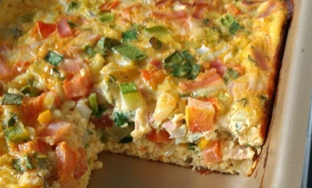 Receita de Omelete de Forno Simples