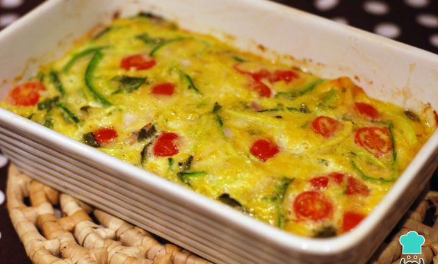 Receita de Omelete de forno com legumes