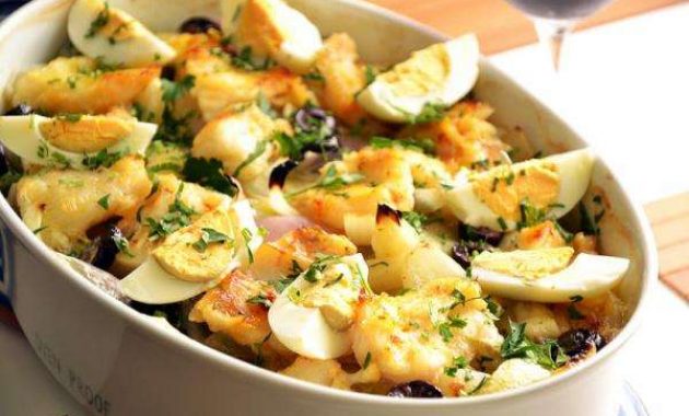 Receita de Receita de Bacalhau ao forno Delicioso