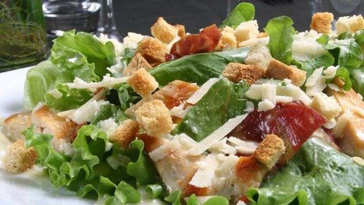 Receita de Salada Caesar