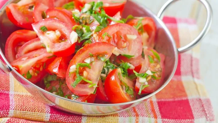 Receita de Salada de tomate
