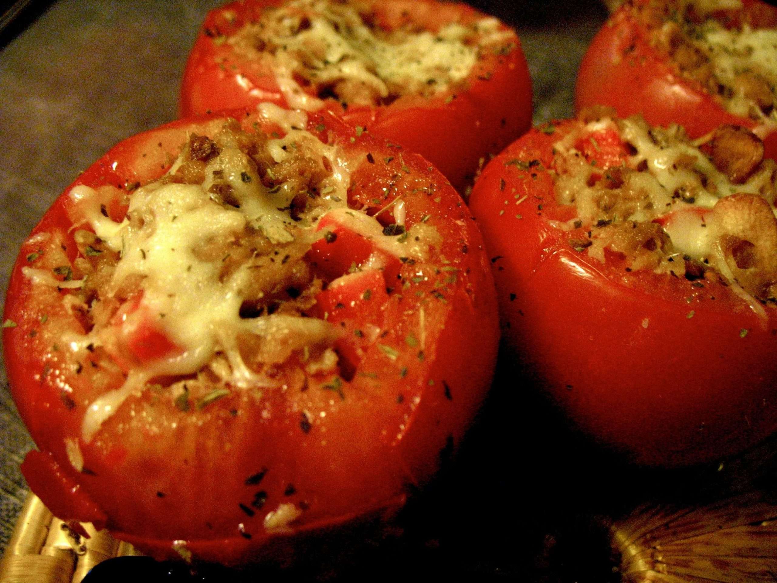 Receita de Tomate Recheado