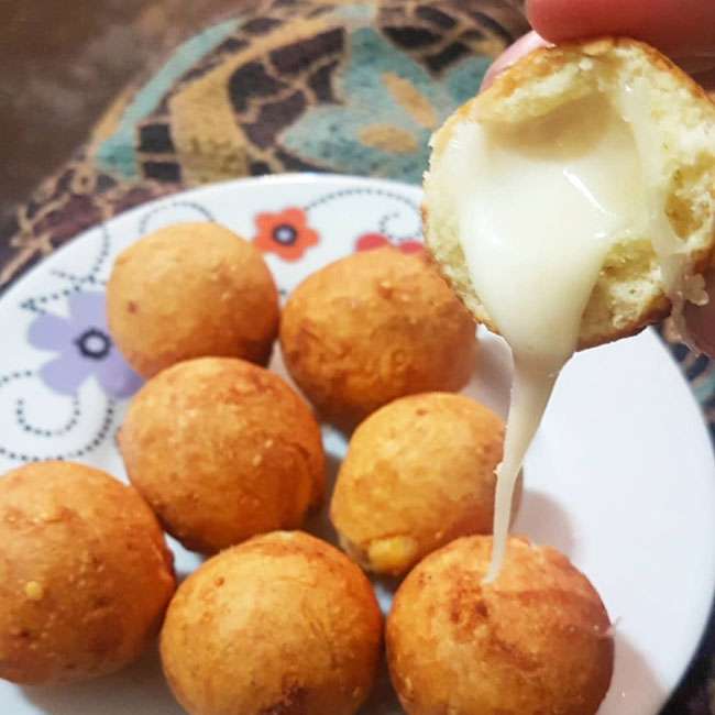 Receita de Bolinha de Queijo Frita