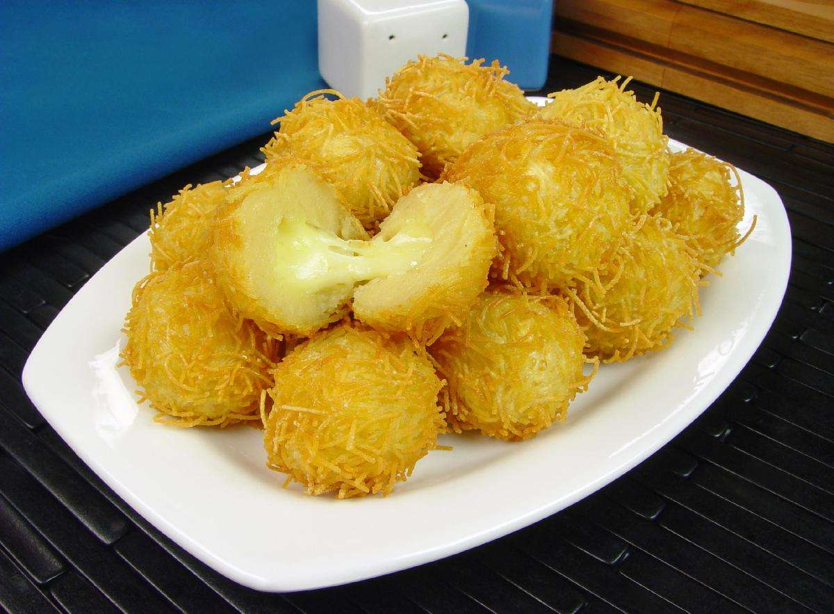 Receita de Bolinha de queijo crocante
