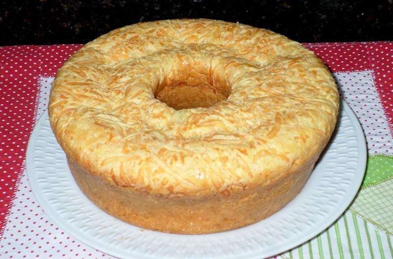 Receita de Bolo Pão de Queijo sem Fermento