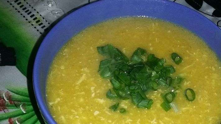 Receita de Caldo de frango com mandioca