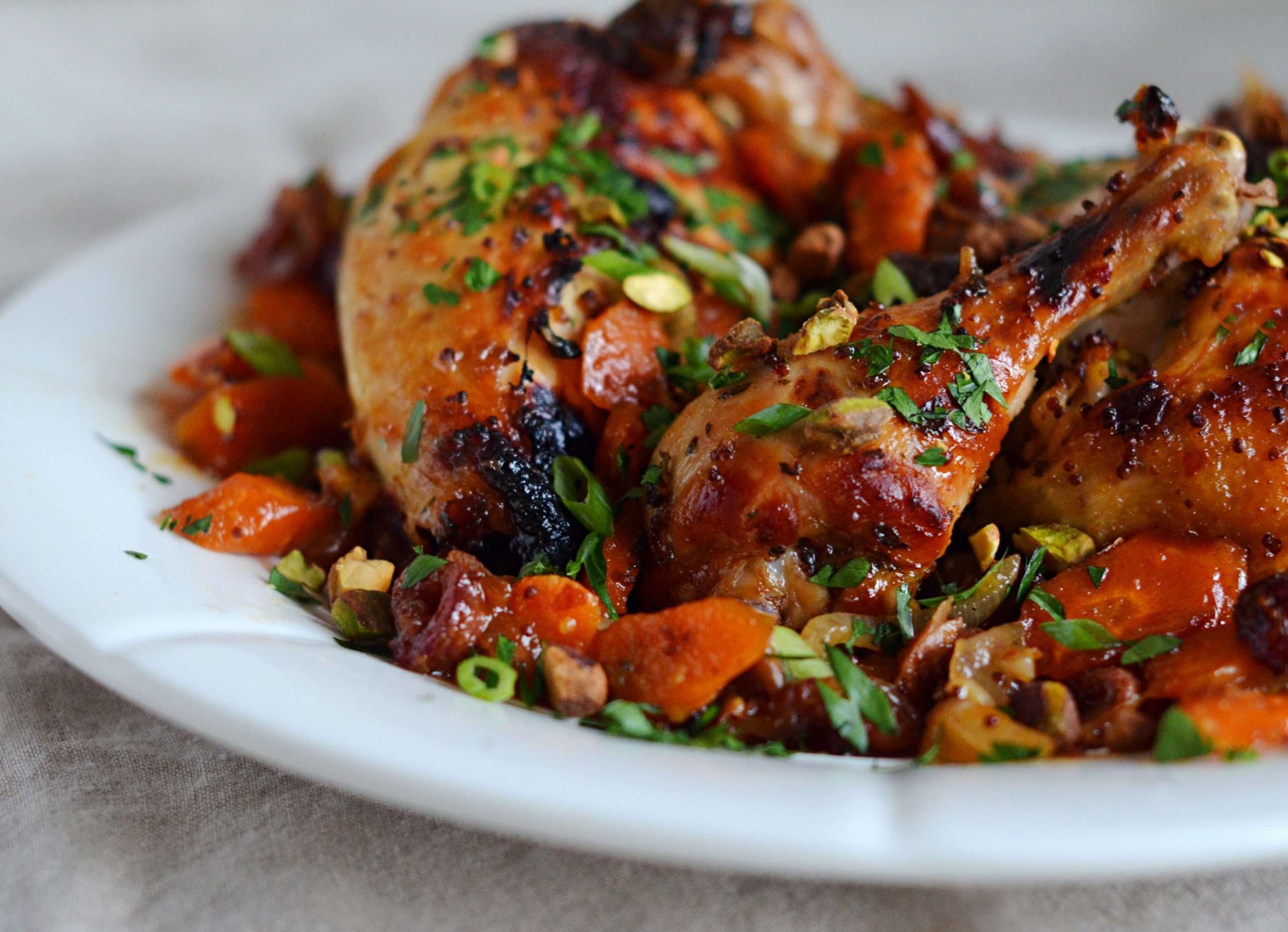 Receita de Coxa de frango assada na manteiga