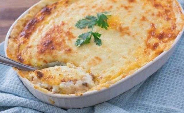 Receita de Escondidinho de couve flor low carb para Almoço