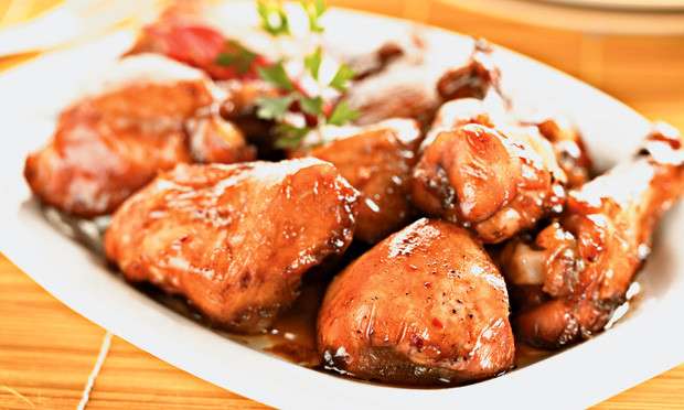 Receita de Frango assado agridoce