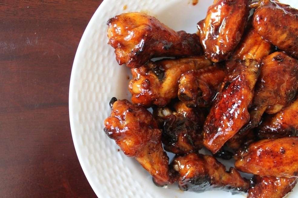 Receita de Frango assado com mel, mostarda e curry