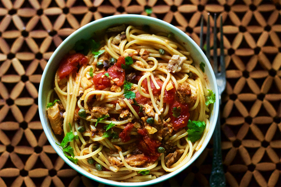 Receita de Macarrão com Sardinha Diferente
