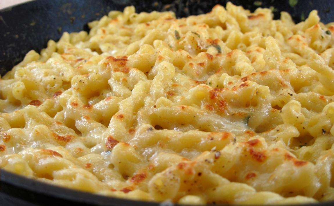 Receita de Macarrão com queijo ao forno