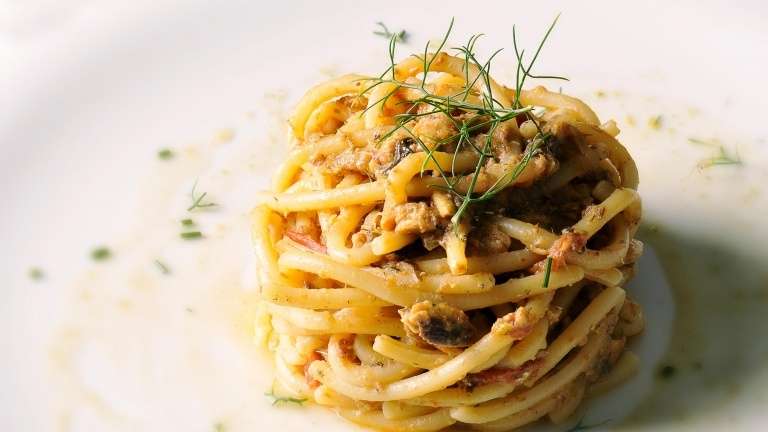 Receita de Macarronada de Sardinha