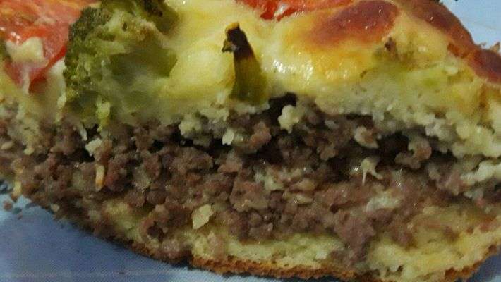 Receita de Torta de brócolis com carne