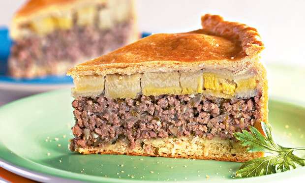 Receita de Torta de carne moída e banana