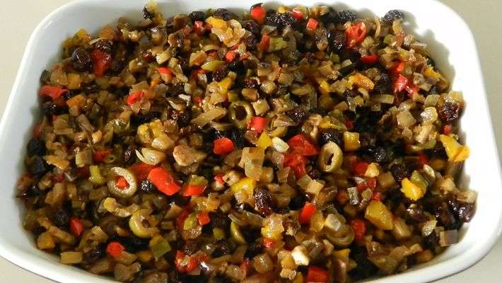 Receita de Antepasto de berinjela agridoce Tudo Gostoso