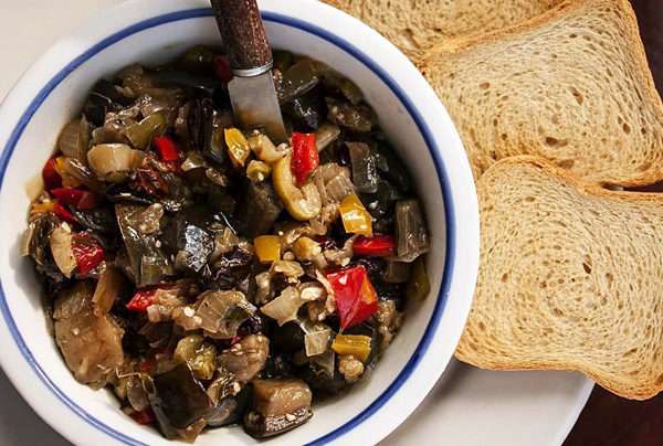 Receita de Antepasto de berinjela simples