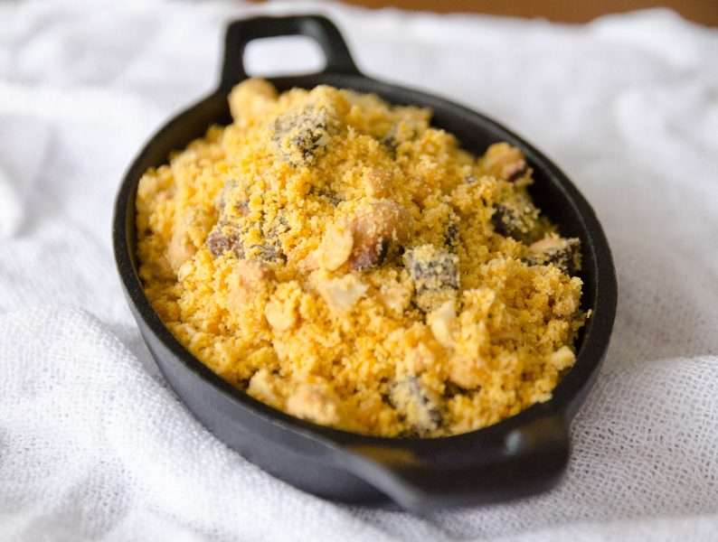 Receita de Farofa de Castanha de Caju e Banana Passa