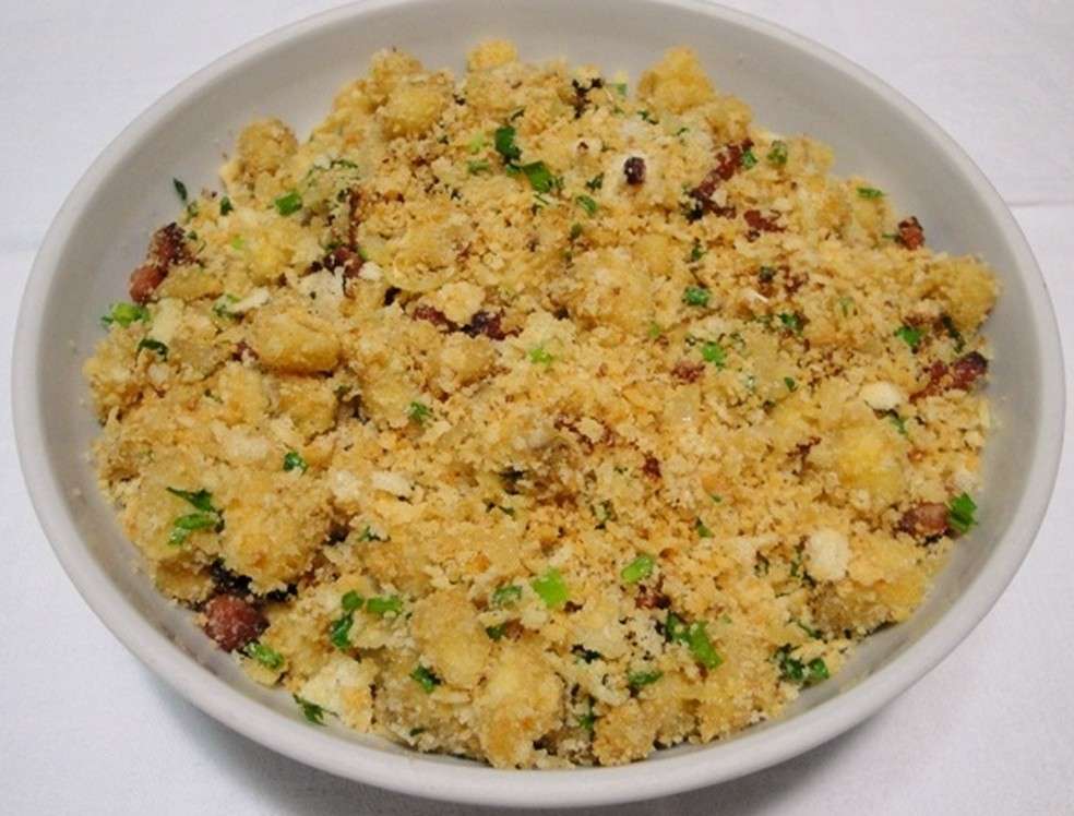 Receita de Farofa de banana Ana Maria Braga