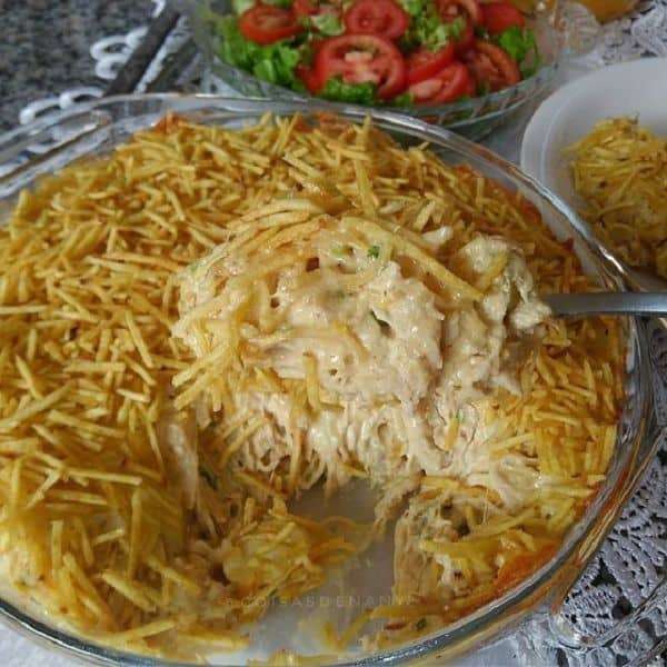 Receita de Fricassé de Frango Cremoso