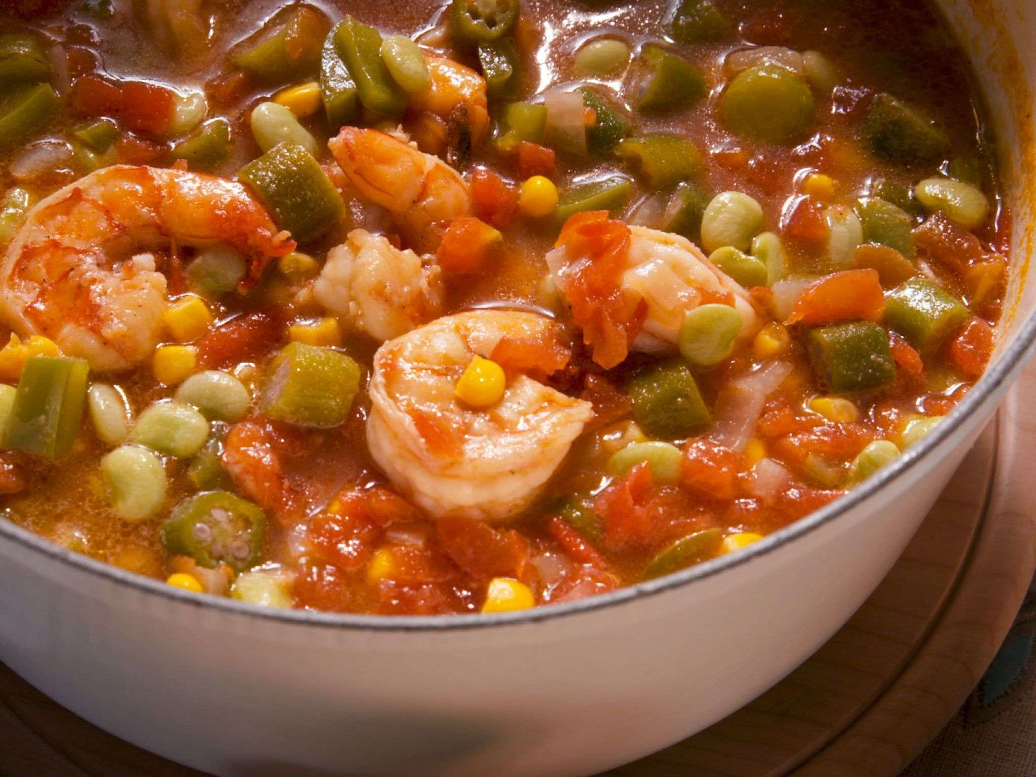 Receita de Quiabada com Camarão