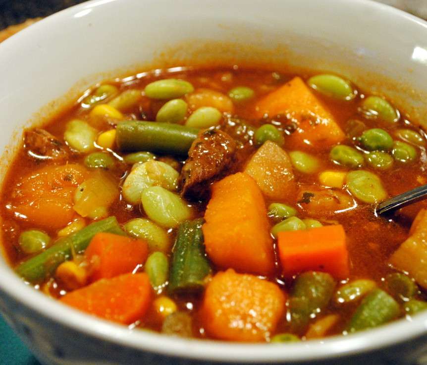 Receita de Sopa de Ervilha com Musculo