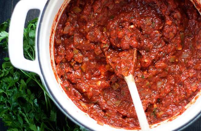 Receita de molho de tomate caseiro perfeito