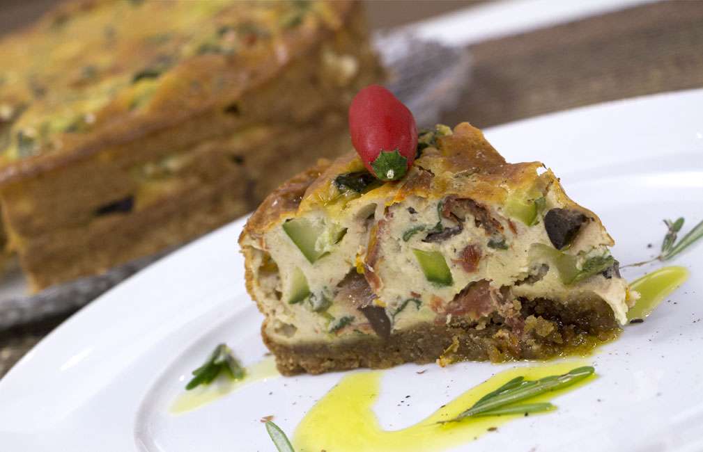 Receita de torta de abobrinha nutritiva