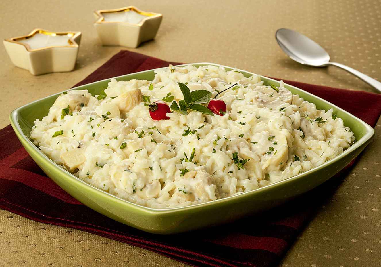 Receita de Arroz à Piamontese Brasileiro