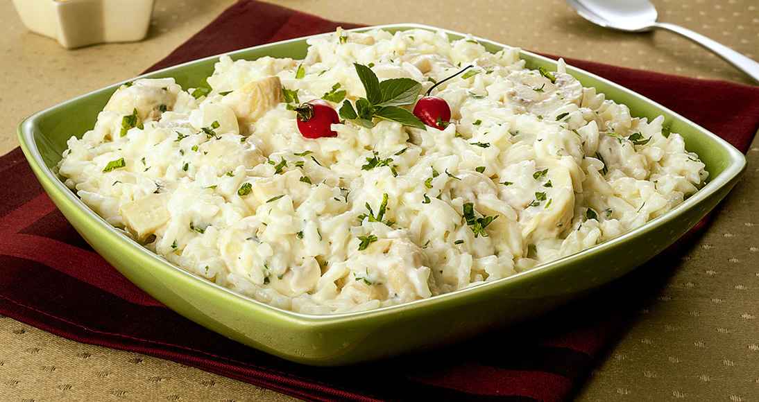 Receita de Arroz à Piamontese Fácil