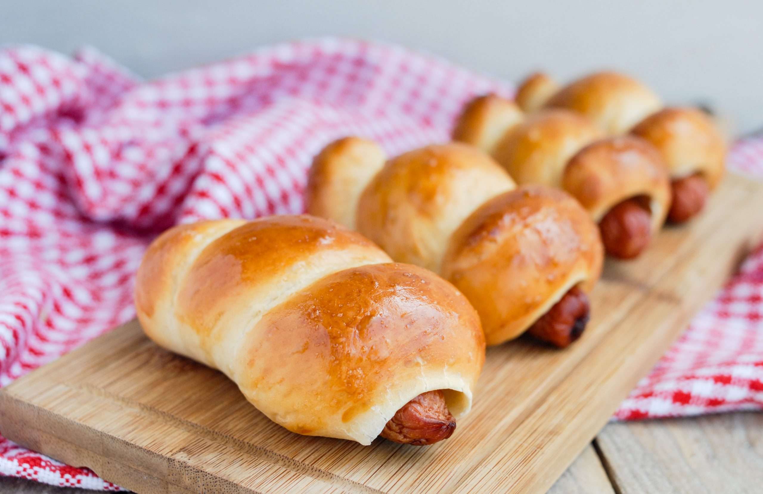 Receita de Enroladinho de salsicha