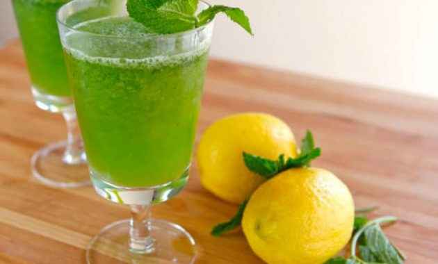 Receita de Suco de limão com hortelã e gengibre