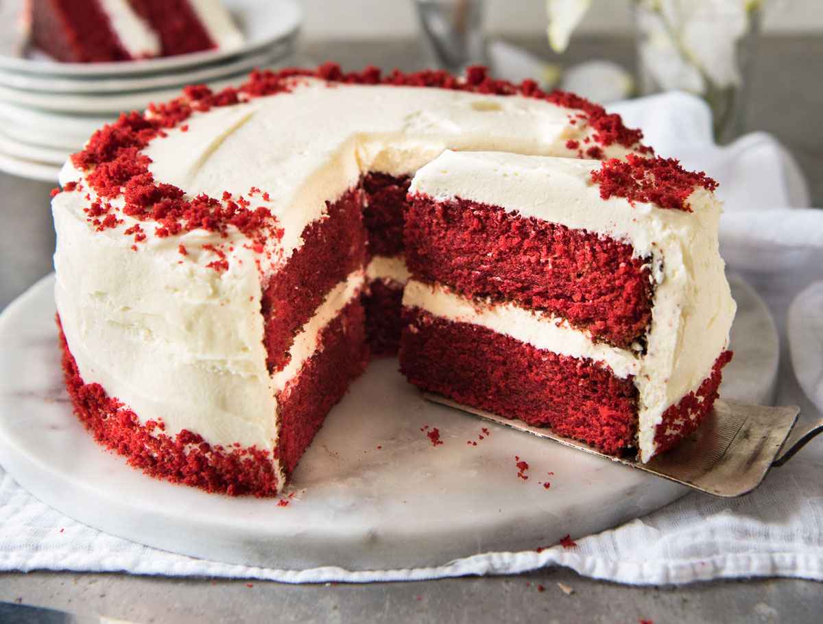 Receita de Bolo Red Velvet Perfeito