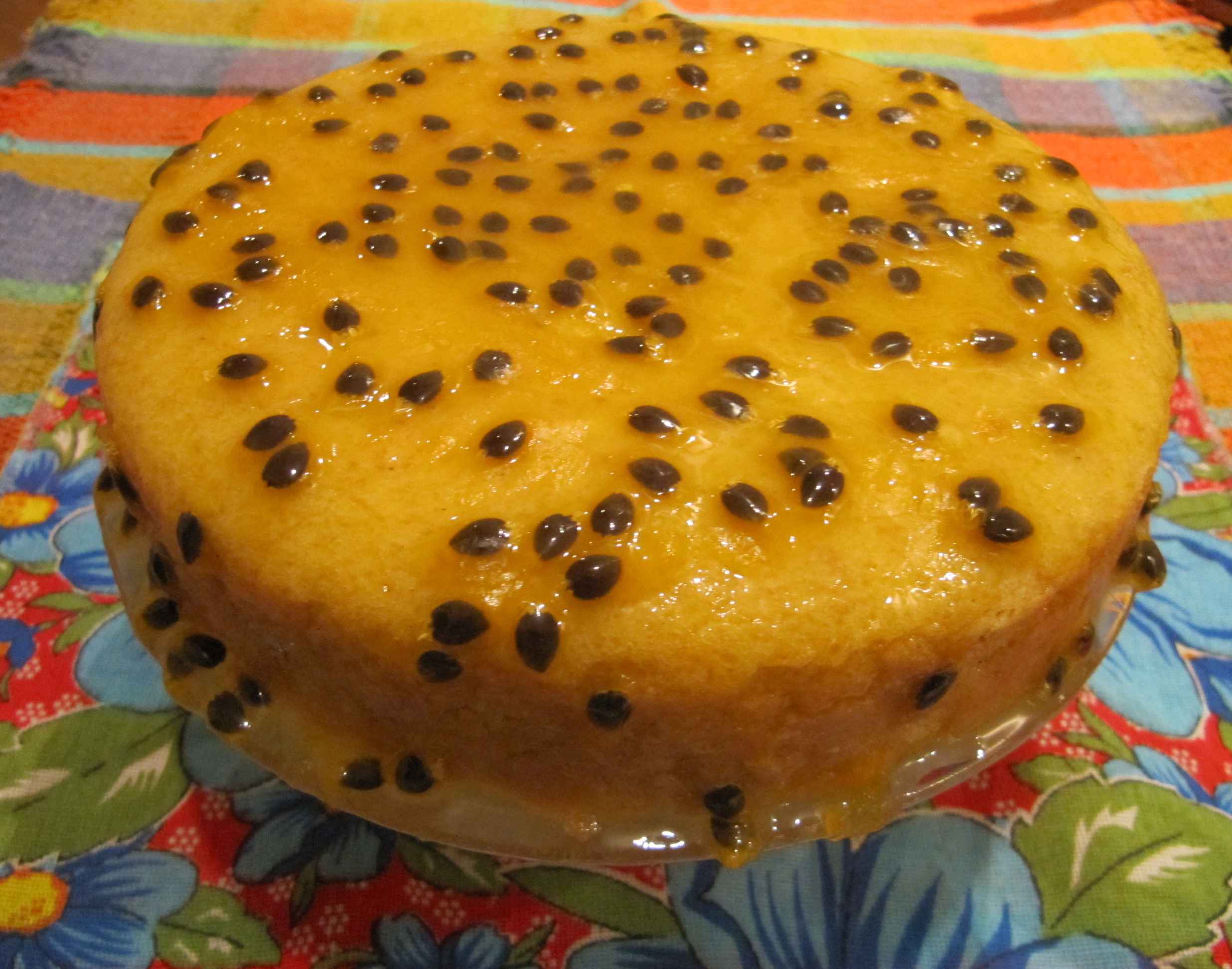 Receita de Bolo de Maracujá na Travessa