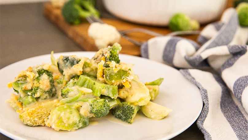 Receita de Brócolis gratinada com Batata