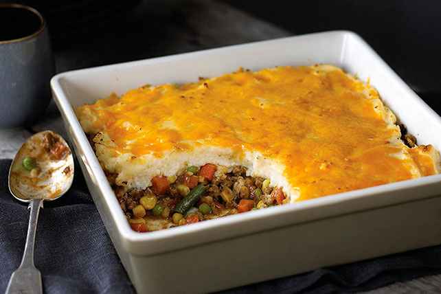 Receita de Escondidinho de Carne moída e legumes