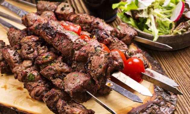 Receita de Espetinho de Carne simples